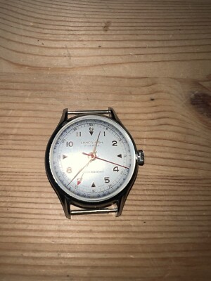 NEW OLD STOCK LANCO-FON 2383 ALARM WRIST WATCH INC ORIGINAL STRAP MINT CONDITION