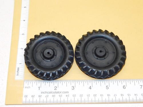 Pair Of Slik Toy Tractor Rubber Rear Tires Replacement Part SKP-002