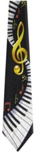 Men's Musical Keyboards Mixed Notes Necktie - NWT