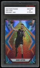JAKE LUTON 2020 PANINI PHOENIX FIRE BURST 1ST GRADED 10 ROOKIE CARD JAGUARS