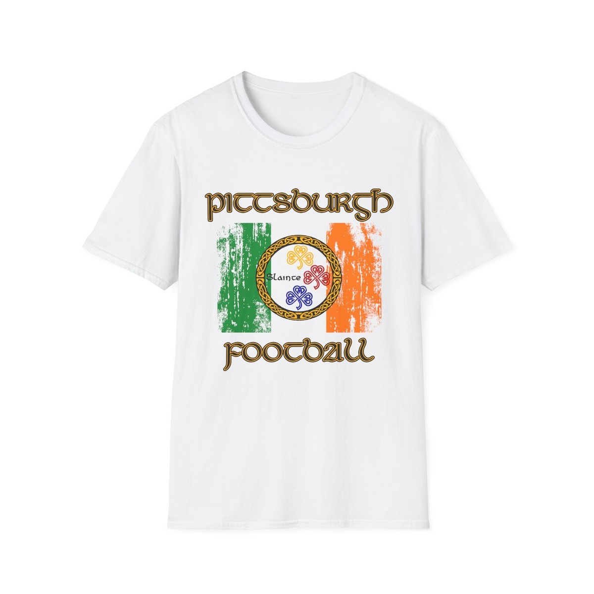 Pittsburgh Slainte Steelers Patrick's Day Unisex Softstyle T-Shirt