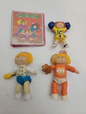 Vintage Cabbage Patch Kids Lot Toys Figures Binder 1984 CPK