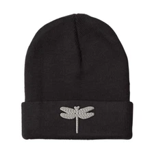 Beanies for Men Dragon Fly B Embroidery Winter Hats Women Acrylic Skull Cap