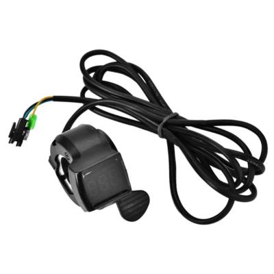 Daumenga Thumb Throttle LCD Battery Voltage Anzeige für 12-99V Ebike Scooter 