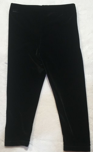 Polo Ralph Lauren Little Girls Stretch Velvet Legging Black Size 5 NWT - Picture 4 of 5