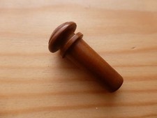 VIOLIN END PIN, BOXWOOD, FULL SIZE 4/4, GREAT QUALITY SOLID WOOD. UK SELLER