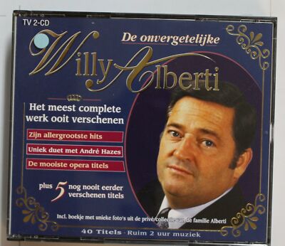 Willy Alberti De Onvergetelijke Willy Alberti NL 2CD 1997