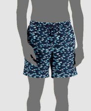 45 Club Room Men's Blue Fish Reel Swim Trunks Swimwear Size M