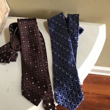Lot of 2 Michael Kors 100 Silk Ties