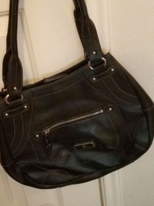 black purses with silver hardware