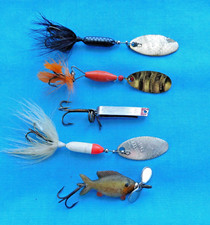 FISHING LURES ABU SPINNARAN REFLEX SOUTH BEND SUPER DUPER 500 ROOSTER TAILS