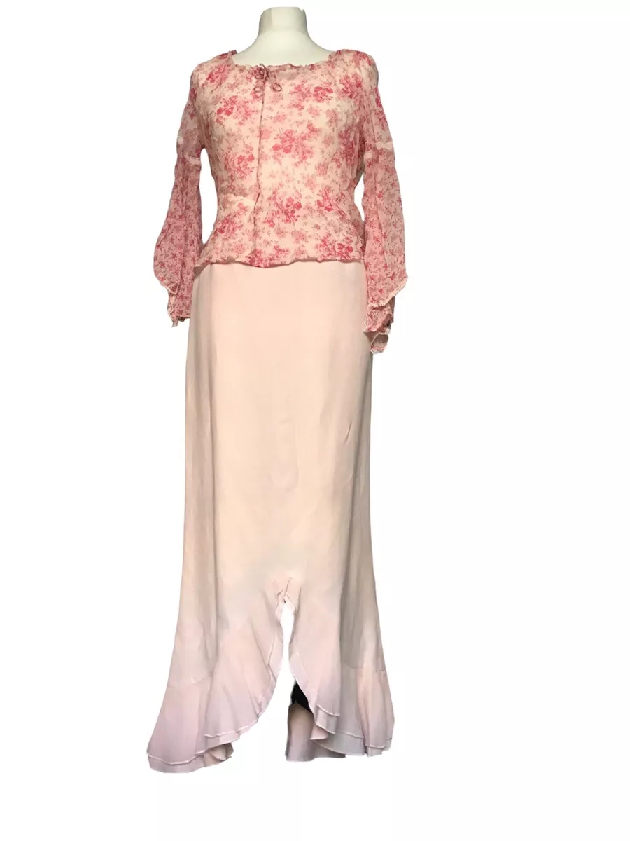 Long formal skirt 90s top