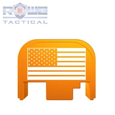 Rowe Tactical Rear Slide Cover Plate for Glock Gen 1-4 - Copper - American Flag