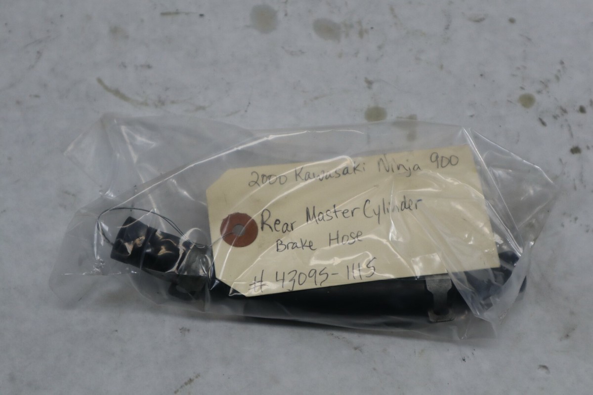 OEM Kawasaki Motorcycle Rear Master Cylinder Brake Hose 2000 ZX9