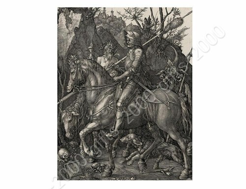 Knight Death Devil de Albrecht Durer | Lienzo (enrollado) | Arte de pared giclee HD - Imagen 8 de 21