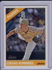 Craig Kimbrel 2015 Topps Heritage High Number SP Action Image Base Variation