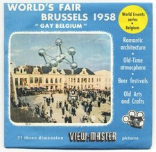 World's Fair Brussels 1958 Gay Belgium View-Master Packet with Reels 1993-ABC