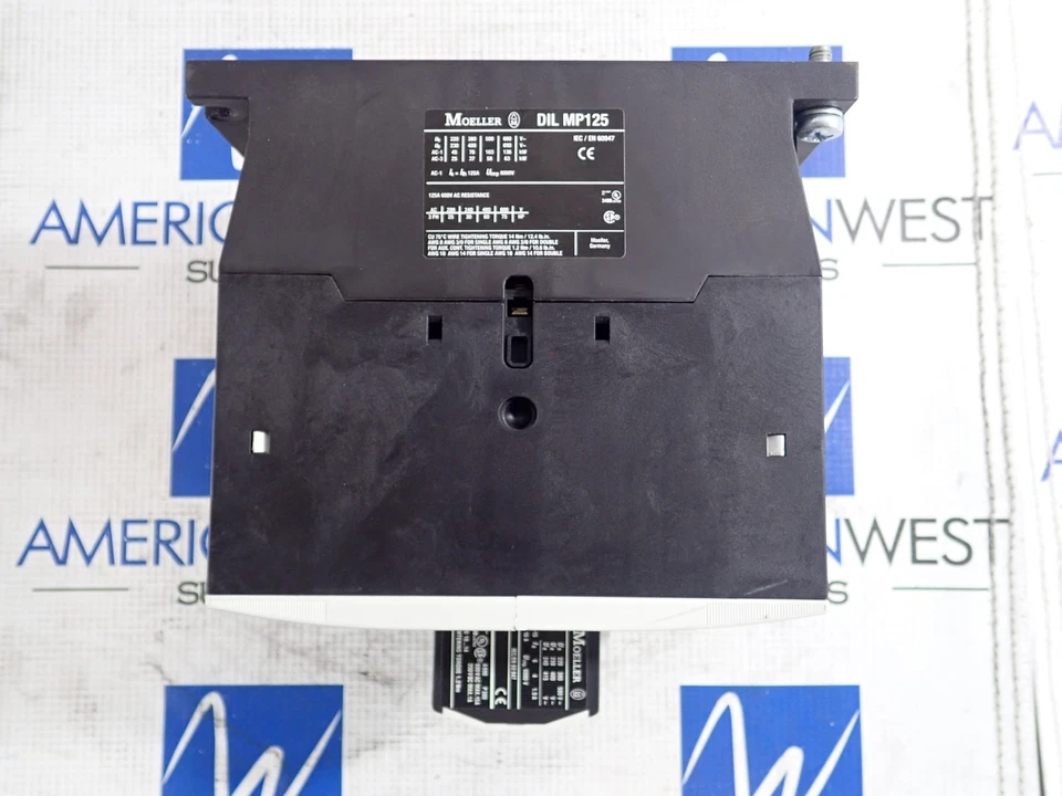 Contactor Moeller DIL MP125 125 Amp 600 Voltios Bobina 240V con DIL M150-XHI11 -Probado Foto 4 de 4