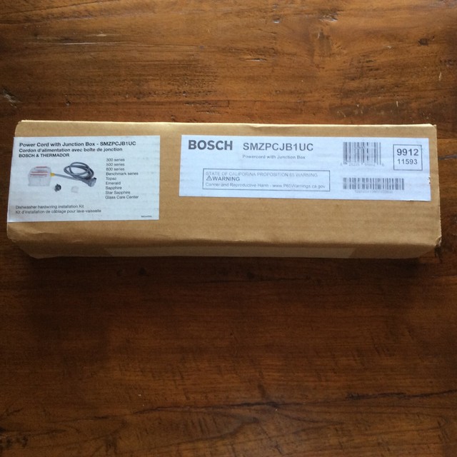 bosch dishwasher power cord with junction box