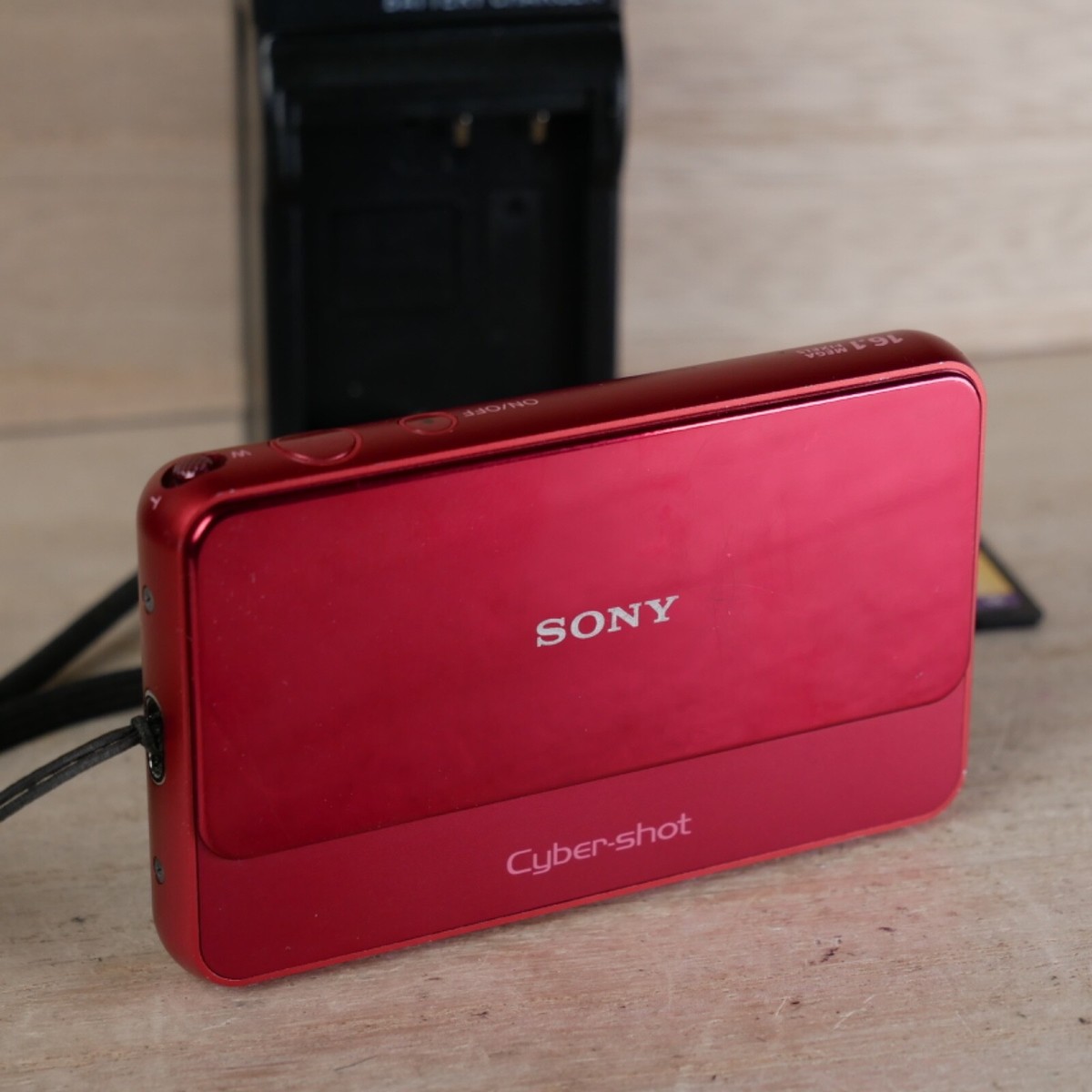 SONY Cyber Shot DSC-T110 14.1MP 4x Compact Digital Camera Red | eBay