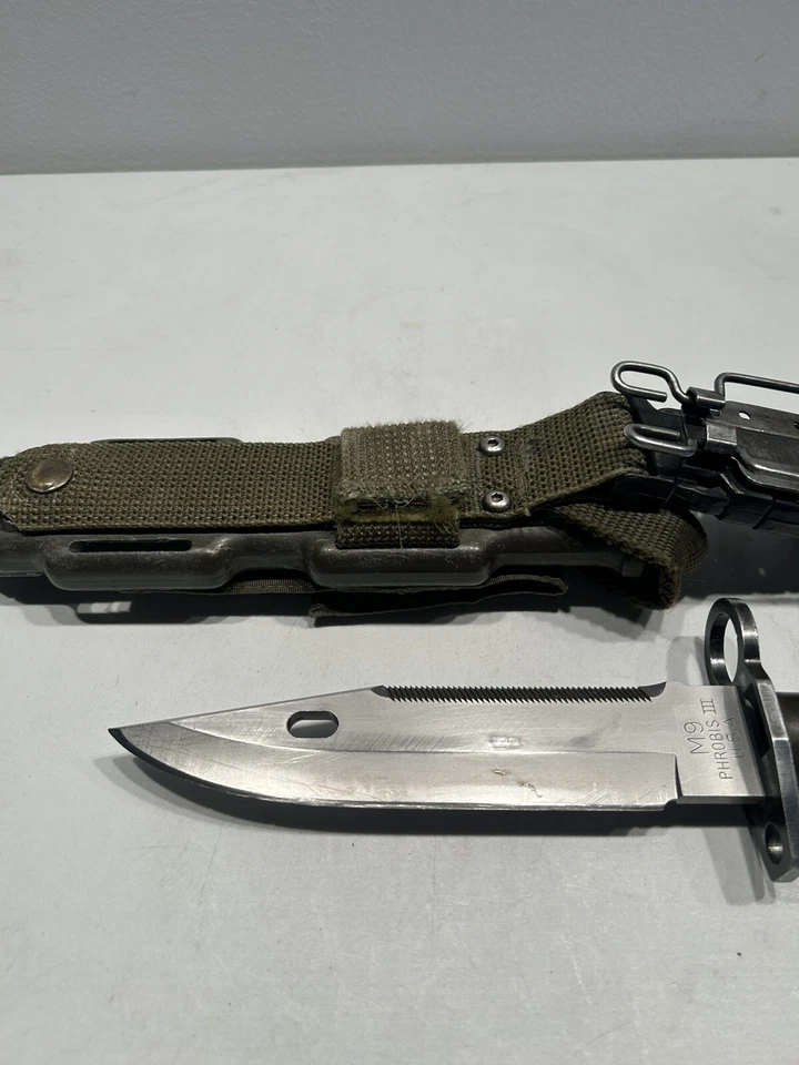 Lâmina fixa militar US M9 PHROBIS III com estojo de bainha US Phrobis 3 #15. - Imagem 4 de 4