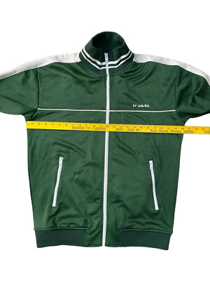 00’s DIESEL gimmick jacket zip opium S MEN'S DIESEL S-ROOTS Embroidered Full Zip Track BOMBER