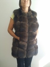 Real Fox Fur Gilet. Brand New With Tag.