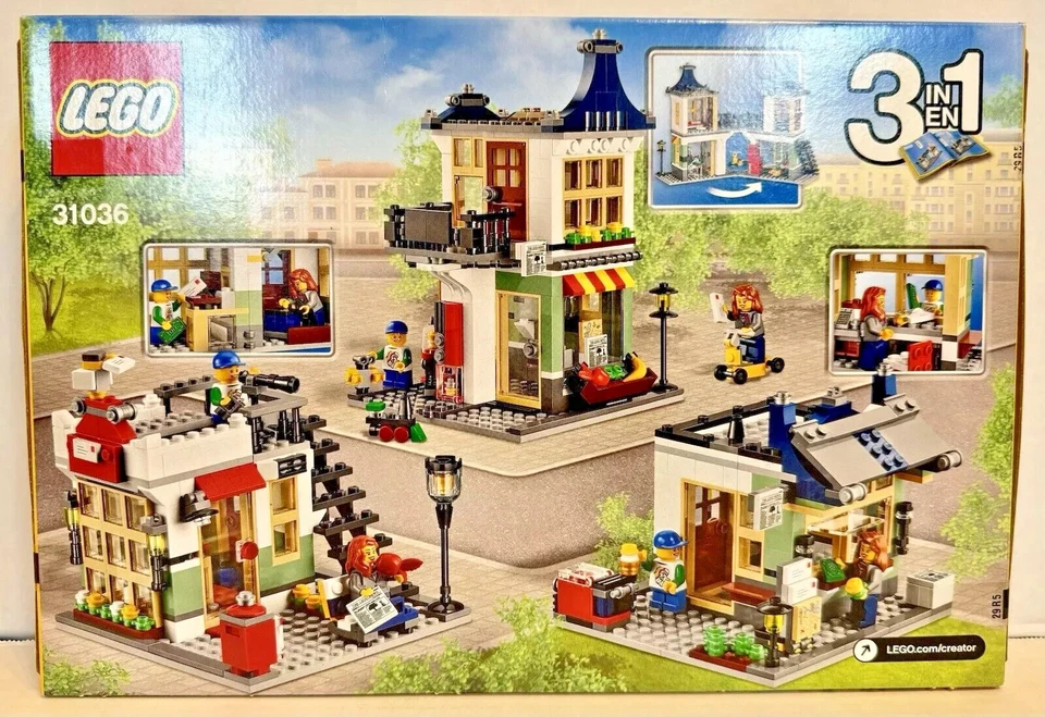 LEGO (31036) Creador: Tienda de juguetes y comestibles - Nuevo sellado Edificio de ciudad retirado Foto 2 de 4