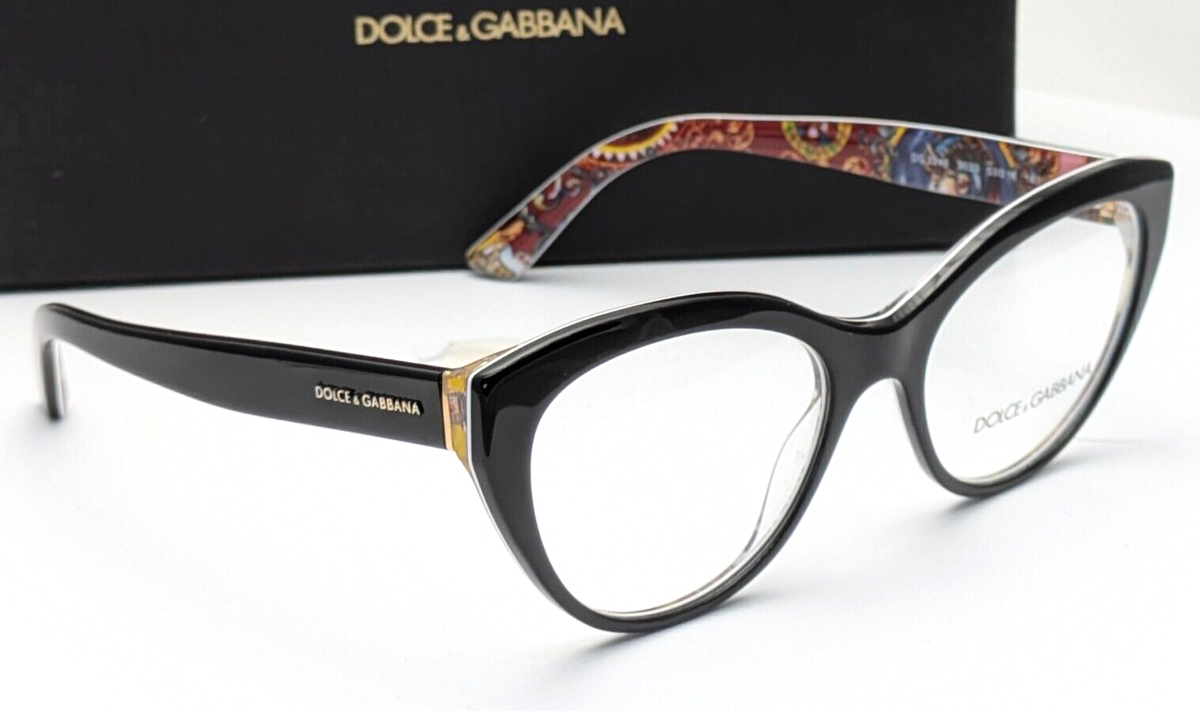 DOLCE & GABBANA キャットアイフレムメカネ DG33253246 3246 Dolce & Gabbana DG3246 3033 Top Black/Handcart Cat Eye