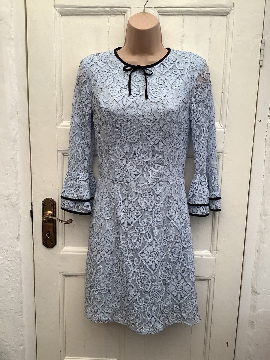 miss selfridge blue lace dress Miss Selfridge lace blue maxi dress. Size 6/8. , Very