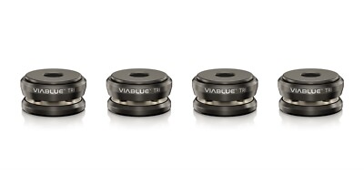4 x Viablue TRI Spikes schwarz 50070 Belastung 200 Kg je Set schwarz