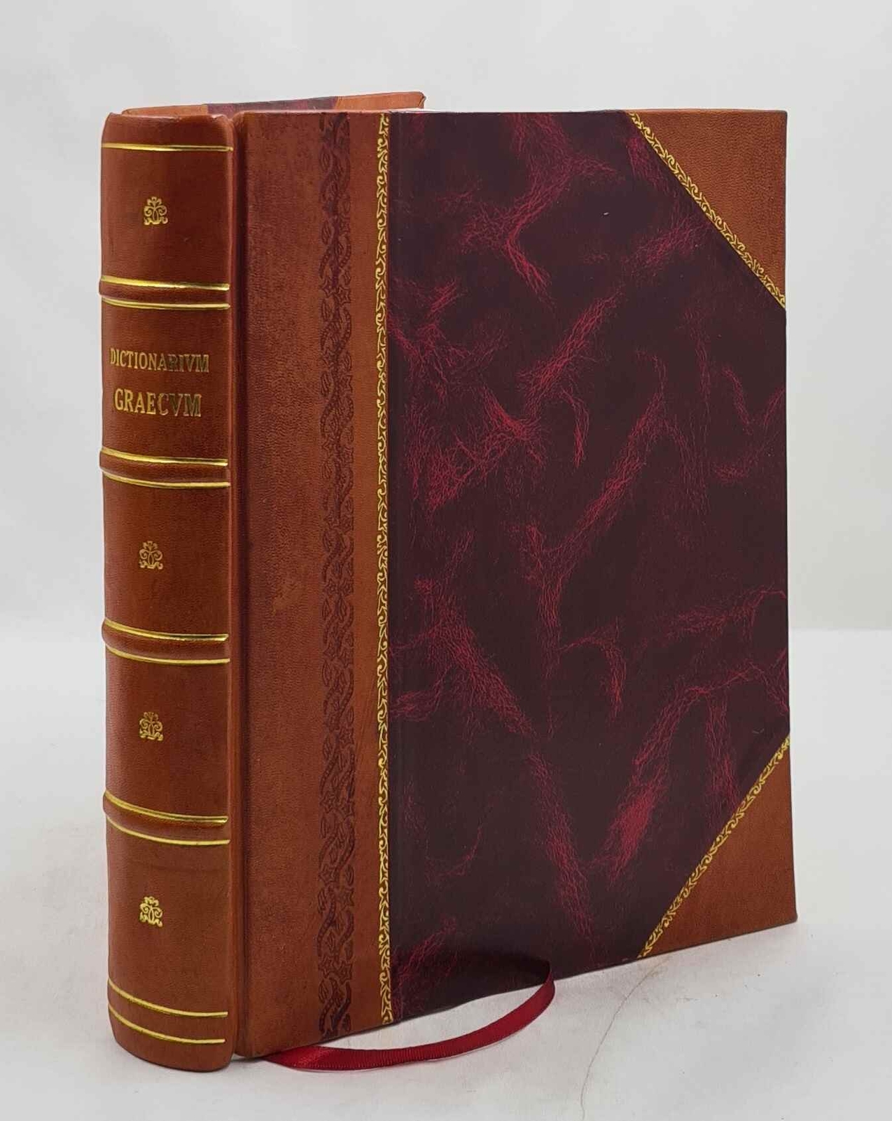 Greek-Latin Dictionary by J. Crastonus with Cyrilli Collectio in Leather Binding
