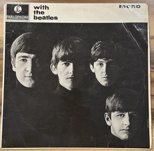 The Beatles – With the Beatles Mono PMC 1206 (1963) Cover Only No Record