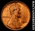 1941 Lincoln Wheat Cent- Choice Gem Brilliant Uncirculated No Reserve #J7057