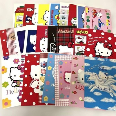 Hello Kitty 25th anniversary postcard set #b913ee