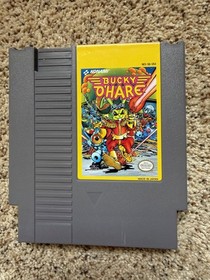 Bucky O' Hare Nintendo NES 1992-Cart Tested & Works-Authentic Rare