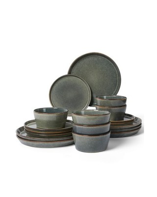 Pokini Dinnerware Sets, Microwave Safe Plates and Bowls Sets, Dishes Set for ...