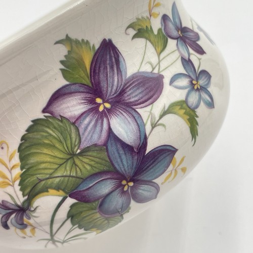Portmeirion Stoke On Trent chamber pot Purple Floral Decorative Planter - Picture 12 of 14