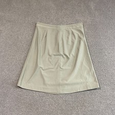 Viviannes Collection Vintage A-Line Skirt Sz 12 Green Knit Australia Minimalist