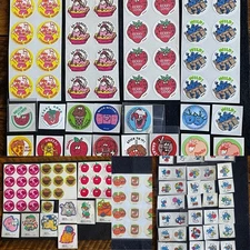 Vintage 80s Scratch And Sniff Sticker Lot