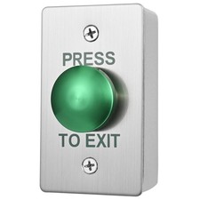 High-Quality Stainless Steel Exit Button with Box