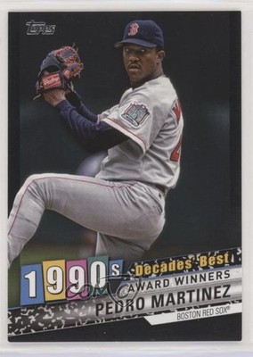 2020 Topps Decades Best Award Winners Black /299 Pedro Martinez #DB-62 HOF 14ll