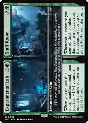 Experimental Lab // Staff Room [Duskmourn: House of Horror Commander] Near Mint