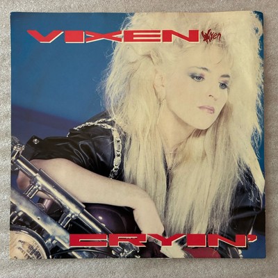 ViXEN Cryin' 1988 Desperate 7'' Single EMI Heavy Metal PiCTURE SLEEVE ---NO VINYL