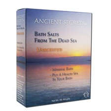 Dead Sea Bath Salt Unscented 1 Lb  by Ancient Secrets