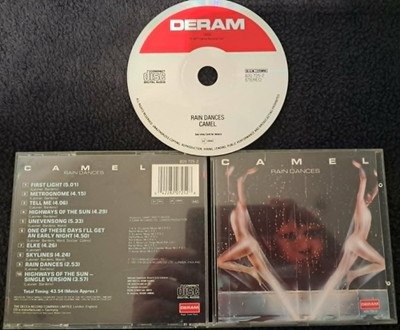 CAMEL Rain Dances cd 1991 (1977) UK Deram reissue West German full silver press