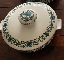 Midwinter Spanish Garden Lidded Tureen / Casserole Serving Dish Bowl Vintage