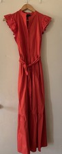 Who What Wear Tiered Maxi Eyelet Flutter Sleeve Dress size XS