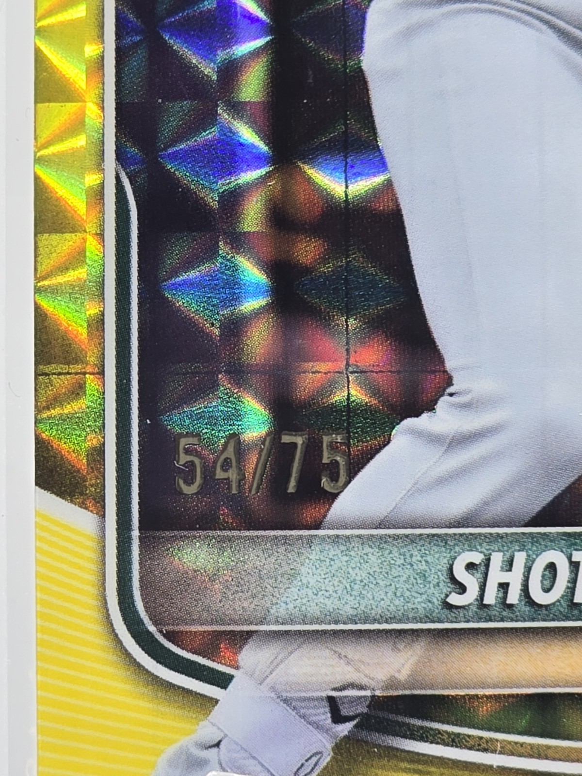2025 Bowman Chrome - Prospects Shotaro Morii #BCP-170 Yellow Geometric /75