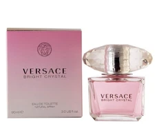 Pink Versace Bright Crystal Toilette, Perfume for Women, 3 Oz